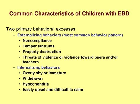 what is ebd|characteristics of ebd.